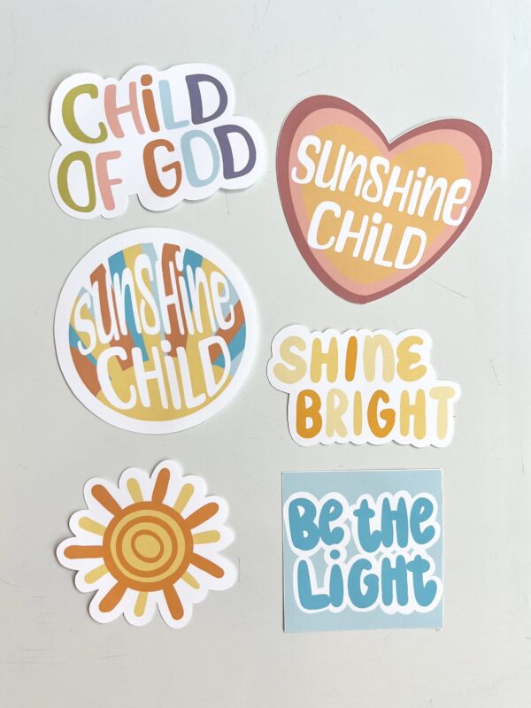 Sunshine Child Sticker Bundle